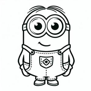 Minions boyama sayfası, coloring page, Sevimli Minion çiz,