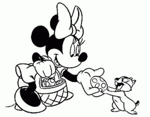 Minnie Mouse boyama sayfası,  coloring page, Minnie Mouse, Sincaba Yemek Veriyor, 