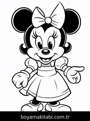 Minnie Mouse Boyama