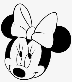 Minnie Mouse boyama sayfası,  coloring page, Gülen Minnie Mouse Kafası, 