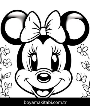 Minnie Mouse boyama sayfası,  coloring page, , 
