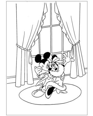 Minnie Mouse boyama sayfası,  coloring page, Mickey Mouse ve Minnie Mouse Dans Ediyor, 