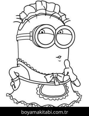 Minyonlar boyama sayfası – evde etkinlik, ücretsiz yazdır