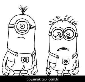 Minyonlar boyama sayfası – yaratıcılık, eğlenceli etkinlik