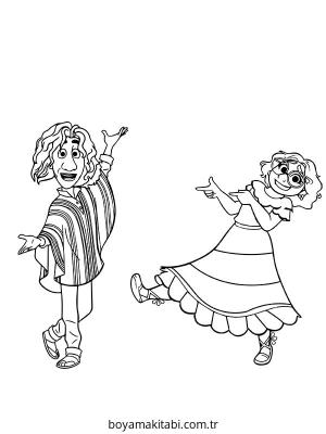 Mirabel boyama sayfası – boyama etkinliği, çocuk aktivitesi