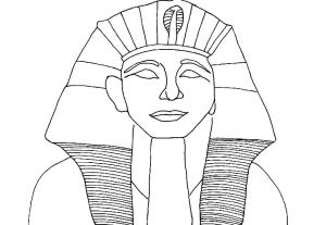 Mısır Ülkesi boyama sayfası,  coloring page, Egyptian Pharaoh, 