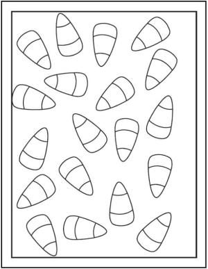 Mısır boyama sayfası,  coloring page, Karamel Taneleri, 