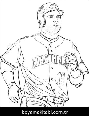 MLB boyama sayfası – eğitici aktivite, yaratıcılık