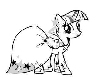 MLP boyama sayfası,  coloring page, My Little Pony Alacakaranlık Işıltısı, 