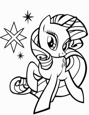 MLP boyama sayfası, coloring page, Rarity itibaren Benim küçük midillim,