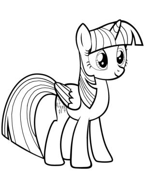 MLP boyama sayfası,  coloring page, Alacakaranlık Işıltısı My Little Pony, 