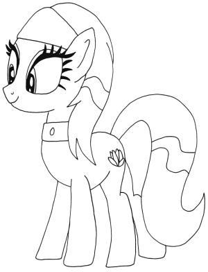 MLP boyama sayfası,  coloring page, Benim Küçük Midilli Lotus Çiçeği, 