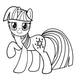 MLP boyama sayfası,  coloring page, Güzel Alacakaranlık Işıltısı My Little Pony Güzel, 