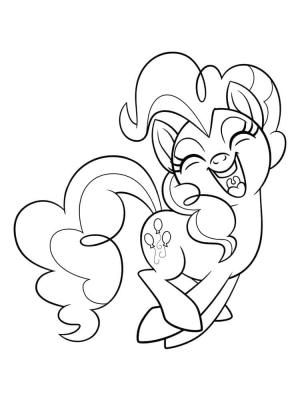 MLP boyama sayfası,  coloring page, Komik Pinkie Pie, 