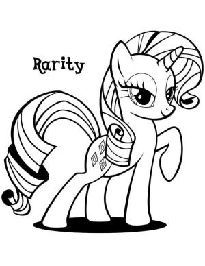 MLP boyama sayfası, coloring page, Sevimli Nadirlik,