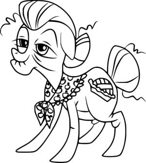 MLP boyama sayfası,  coloring page, Benim Küçük Midilli Büyükanne Smith, 