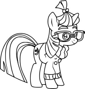 MLP boyama sayfası,  coloring page, Benim Küçük Midilli Ay Dansçısı, 