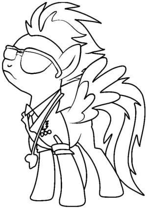 MLP boyama sayfası, coloring page, Spitfire Benim küçük midillim,