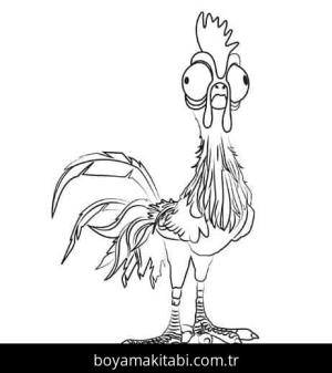 Moana boyama sayfası – yaratıcılık, eğlenceli etkinlik