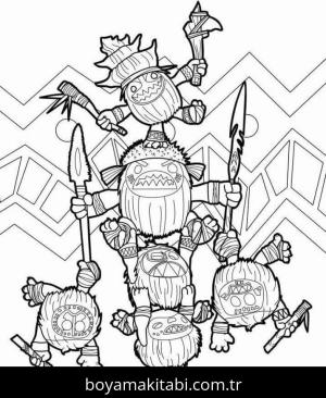 Moana boyama sayfası – evde etkinlik, ücretsiz yazdır