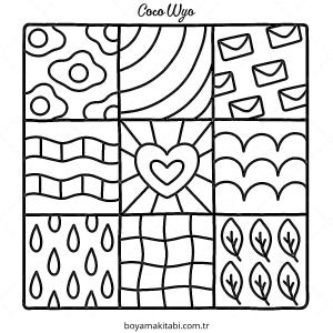 Model boyama sayfası – çocuk aktivitesi, PDF indir