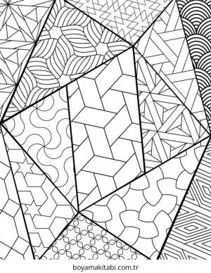 Model boyama sayfası – el becerilerini geliştirir, boyama çalışması