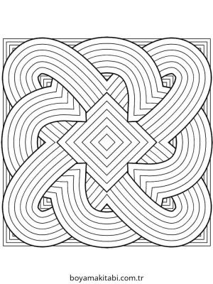 Model boyama sayfası – eğlenceli etkinlik, el becerilerini geliştirir