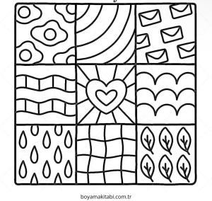 Model boyama sayfası – yaratıcılığı geliştirir, keyifli zaman