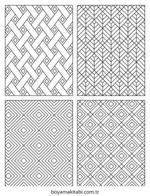 Model boyama sayfası – sevimli karakter, sanatsal çalışma