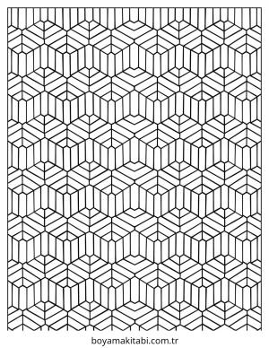 Model boyama sayfası – çizgi film temalı, basit çizim