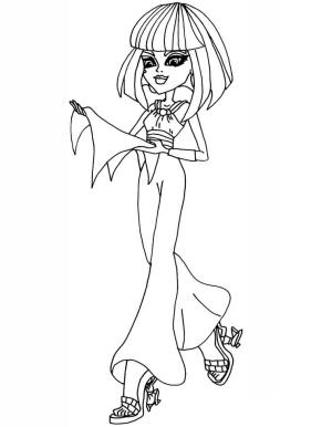 Monster High (Canavar High) boyama sayfası,  coloring page, Monster High Cleo de Nil, 