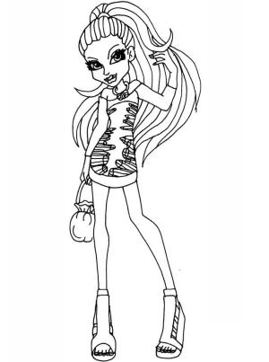 Monster High (Canavar High) boyama sayfası,  coloring page, Okul Manastırına Geri Dön, 