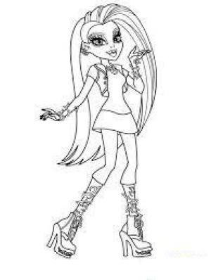 Monster High (Canavar High) boyama sayfası,  coloring page, Canavar Yüksek Venüs, 