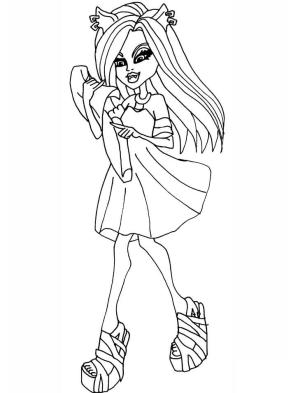 Monster High (Canavar High) boyama sayfası,  coloring page, Canavar Yüksek Clawdeen, 