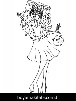 Monster High (Canavar High) boyama sayfası – evde etkinlik, ücretsiz yazdır