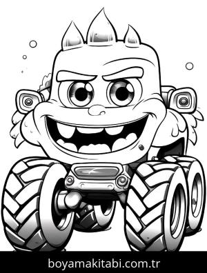 Monster Truck boyama sayfası,  coloring page, , 