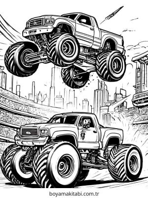Monster Truck Boyama