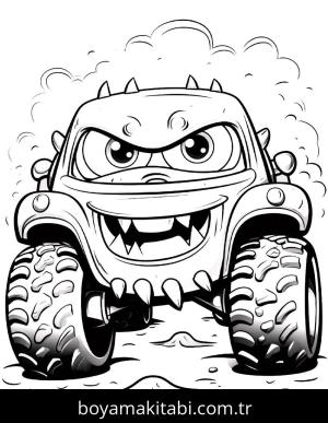Monster Truck boyama sayfası,  coloring page, , 