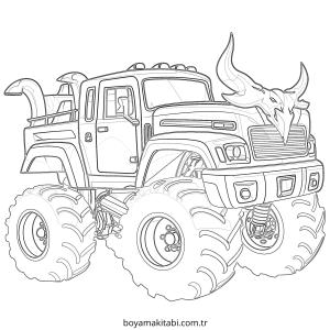 Monster Truck Boyama