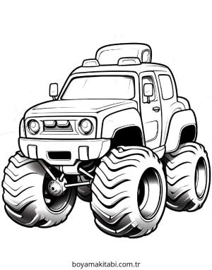 Monster Truck Boyama