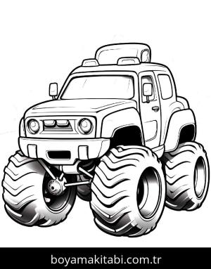 Monster Truck boyama sayfası,  coloring page, , 