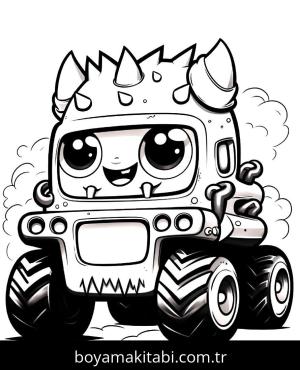 Monster Truck boyama sayfası,  coloring page, , 