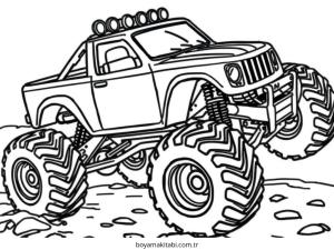 Monster Truck Boyama