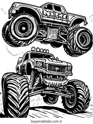 Monster Truck Boyama