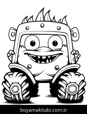 Monster Truck boyama sayfası,  coloring page, , 