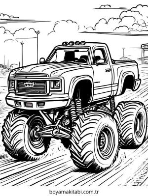 Monster Truck Boyama
