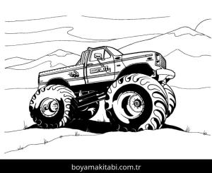 Monster Truck Boyama