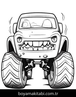 Monster Truck boyama sayfası,  coloring page, , 