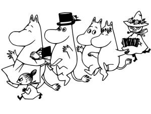 Moomin boyama sayfası,  coloring page, Moomin resmi, 