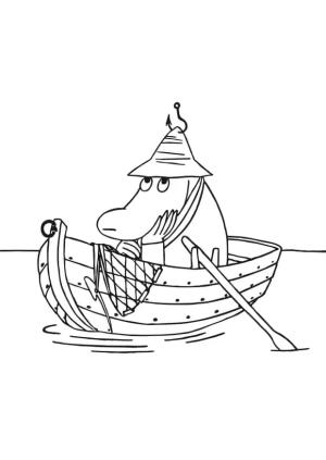 Moomin boyama sayfası,  coloring page, Çocuklar için Moomin görseli ücretsiz baskı, 